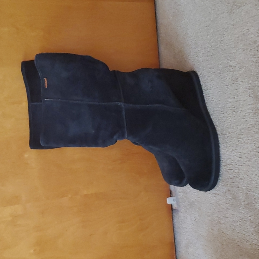 Rocket dog, black wedge boots. Size 8.5